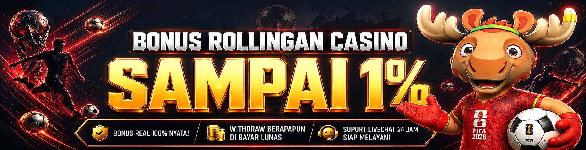 Bonus Casino 1%